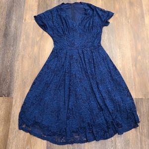 Blue Lace Dress